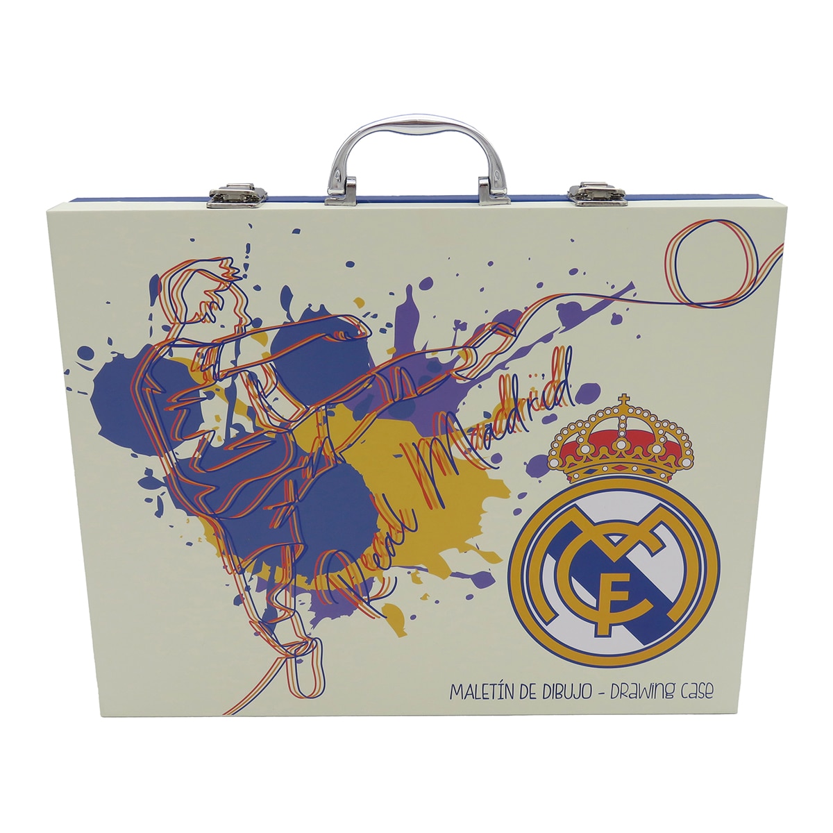 Imagem 0 de Mala de Desenho 150 Peças Real Madrid - Branco Multicolor