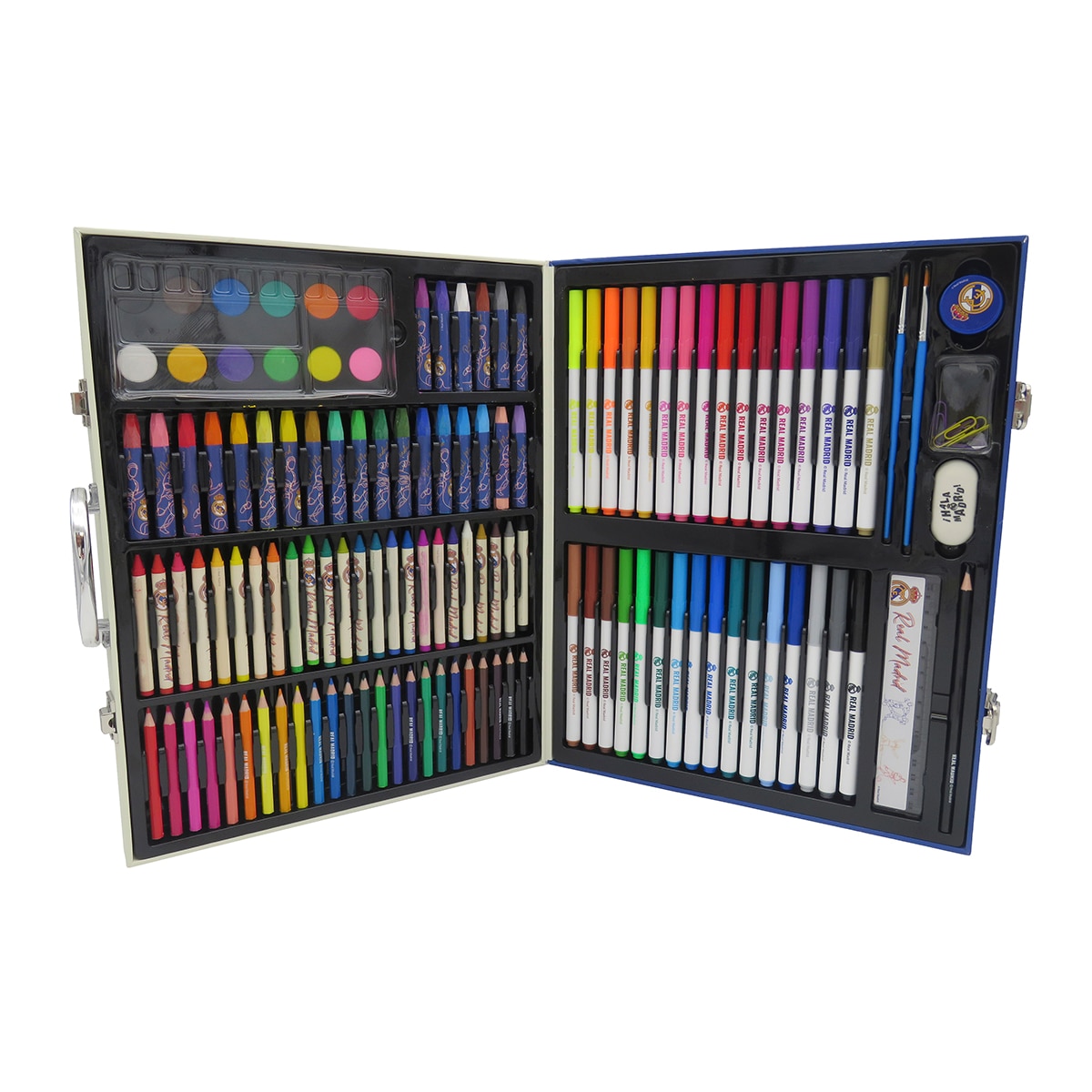 Mala de Desenho 150 Peças Real Madrid - Branco Multicolor Branco / Multicolor-2