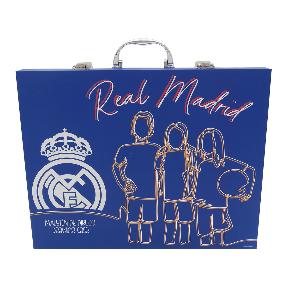 Mala de Desenho 150 Peças Real Madrid - Branco Multicolor Branco / Multicolor-5