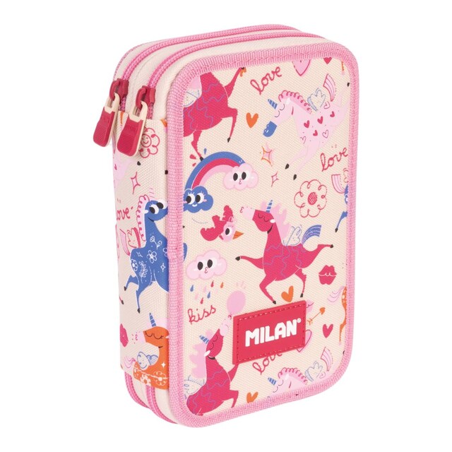 Imagen 0 de Plumier 2 pisos con contenido serie especial Flowicorn MILAN beige