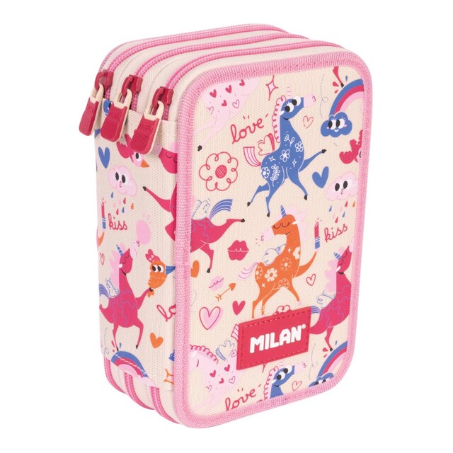 Imagen 0 de Plumier 3 pisos con contenido serie especial Flowicorn MILAN beige