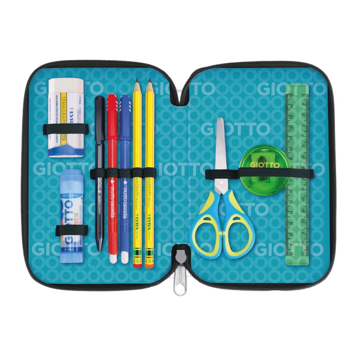 Estuche plumier 3Zip GIOTTO Multicolor-4