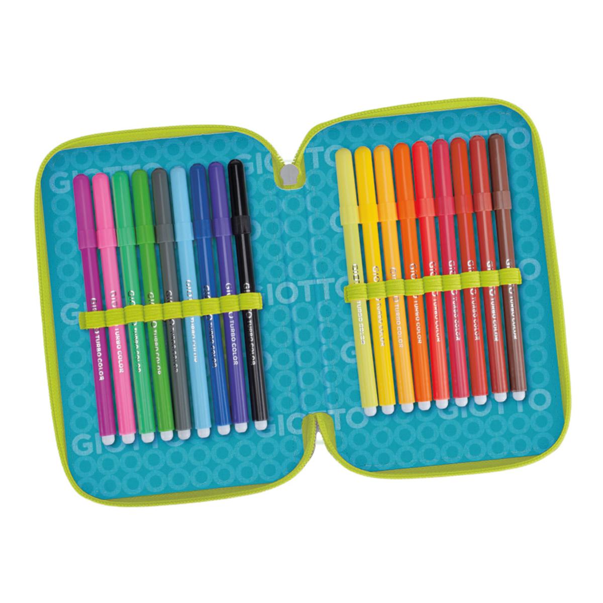 Estuche plumier 3Zip GIOTTO Multicolor-5