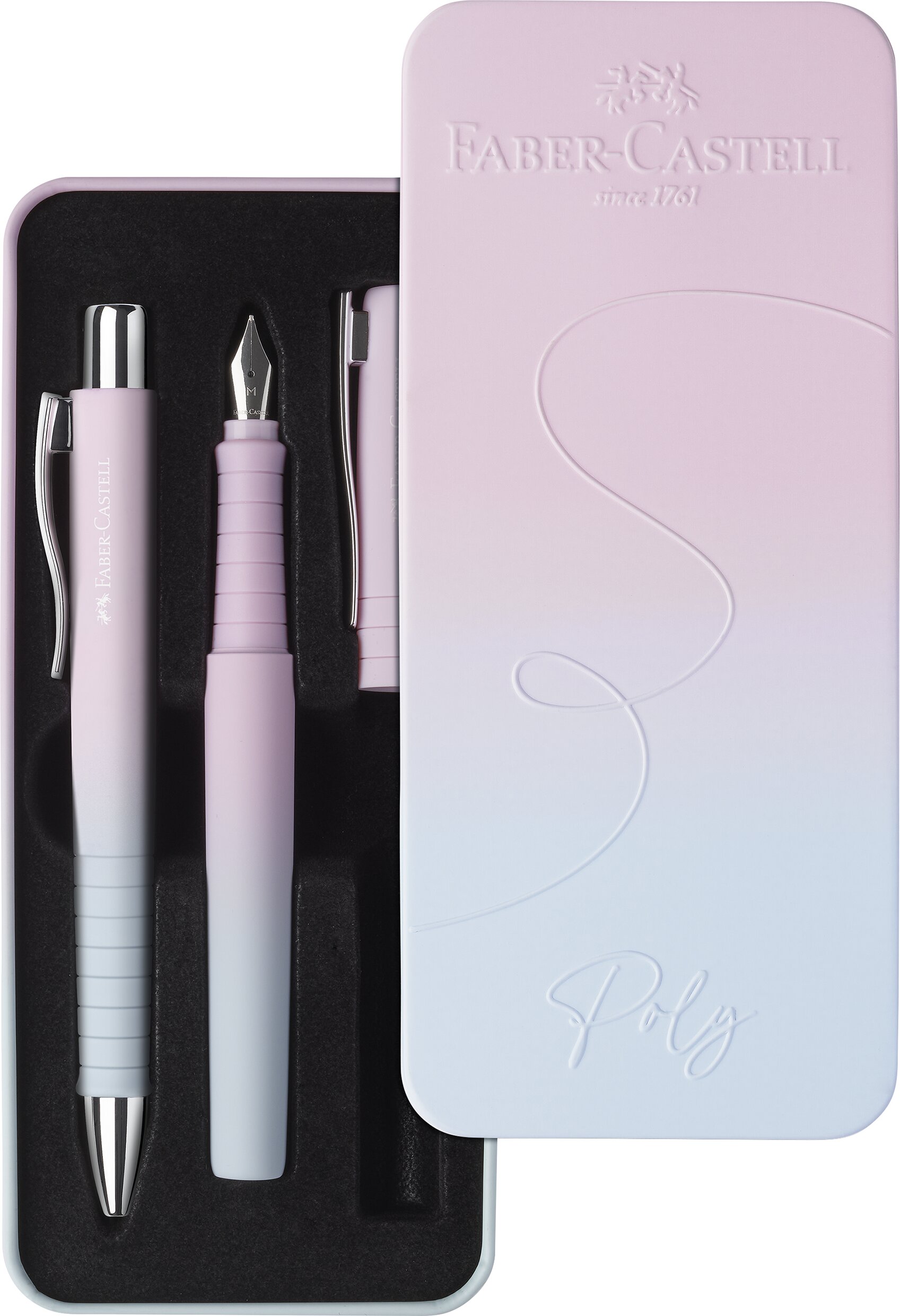 Faber-Castell Conjunto Escrita Poly Ball Blushing Sky Flow Edition 2
