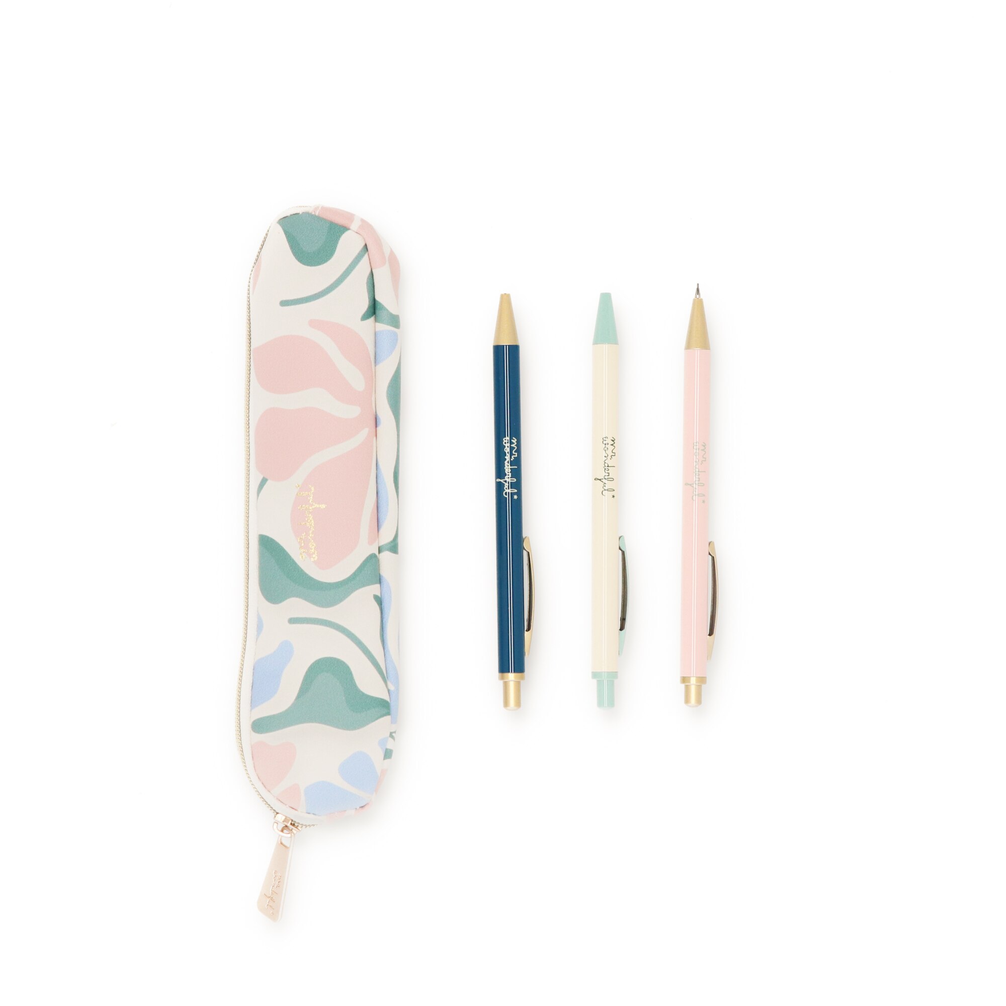 Conjunto de escrita Mr Wonderful: Estampado de flores 4