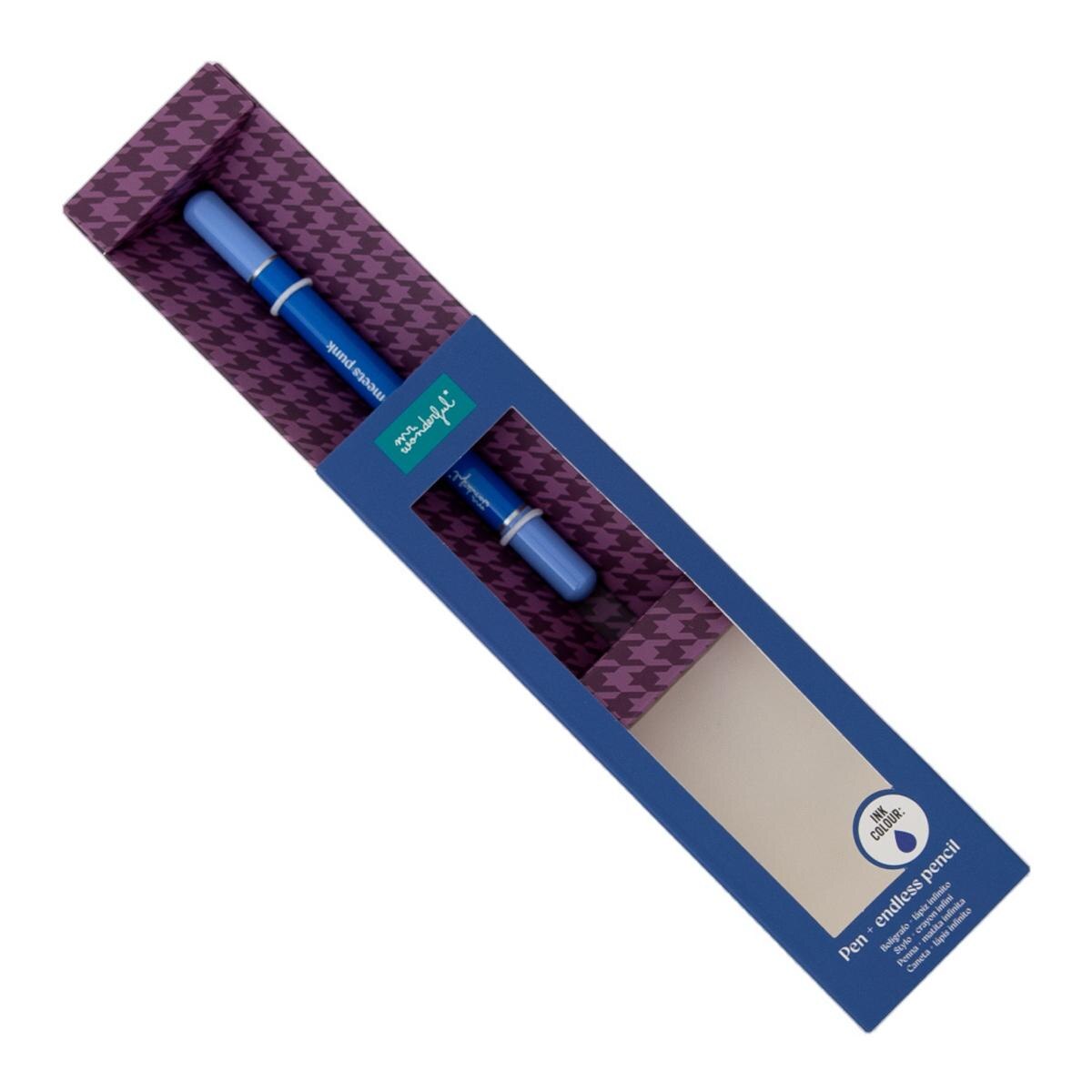 Caneta + lápis infinito 2 em 1 Mr Wonderful: Classic meets punk 3