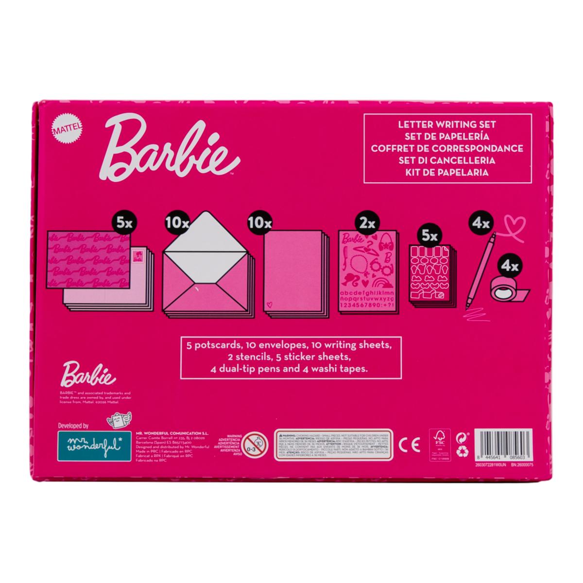 Imagen 2 de Set para escribir cartas  Mr Wonderful Barbie Multicolor