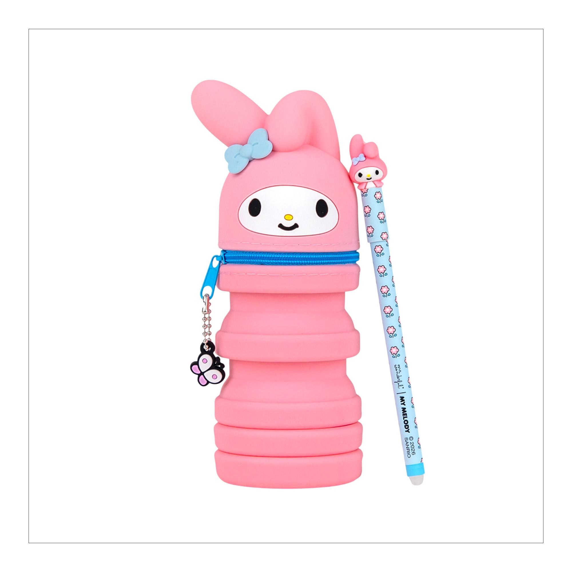 Estuche de silicona Extendible Mr.Wonderful Hello Kitty My Melody Multicolor-3