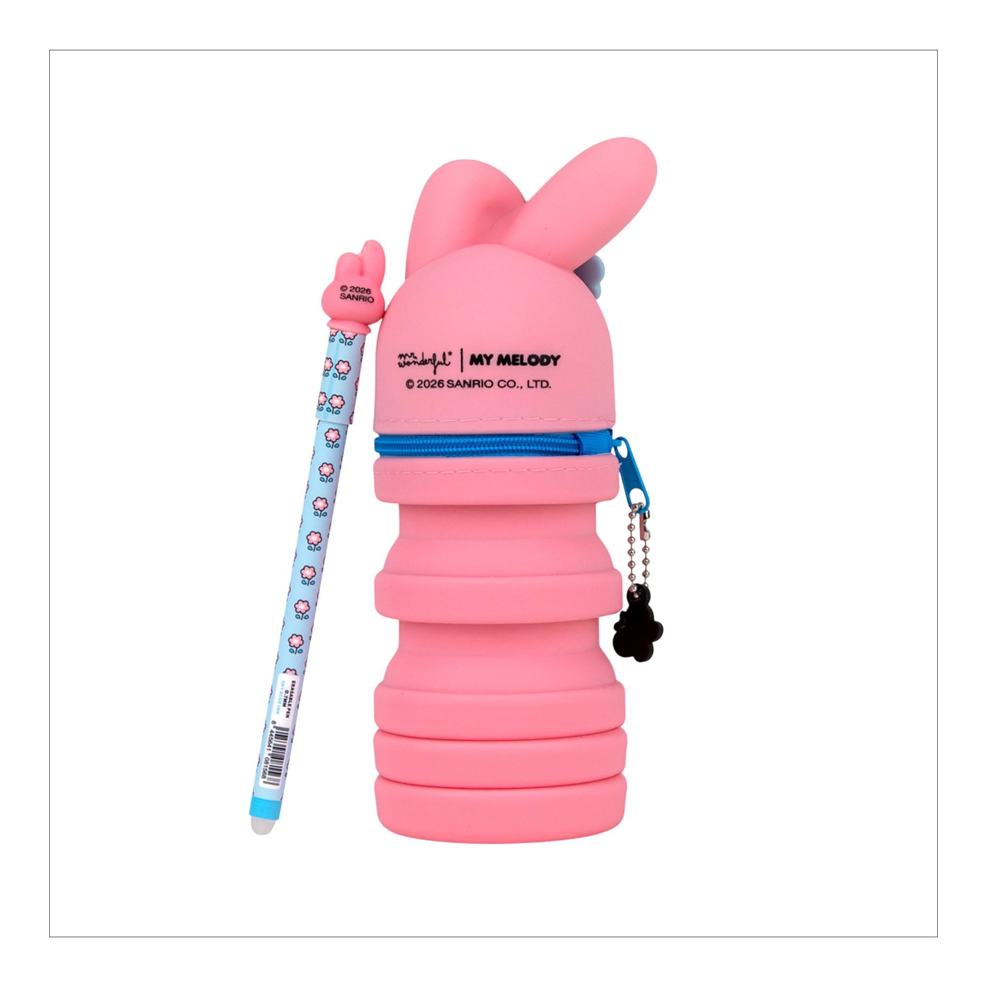 Estuche de silicona Extendible Mr.Wonderful Hello Kitty My Melody Multicolor-4