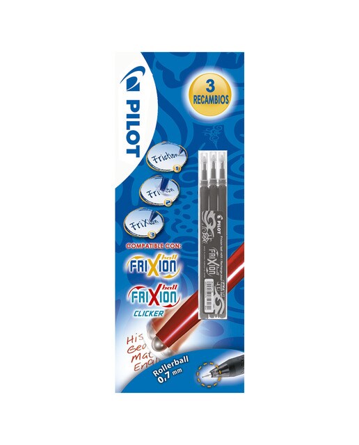 Imagem 0 de Blister com Recarga Frixion Ball Clicker preta Pilot