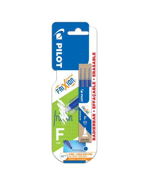 Imagem 0 de Blister com Recarga Frixion Point azul Pilot