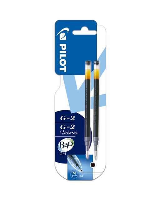 Recarga Caneta Gel (2 Unid.) Pilot preto 1