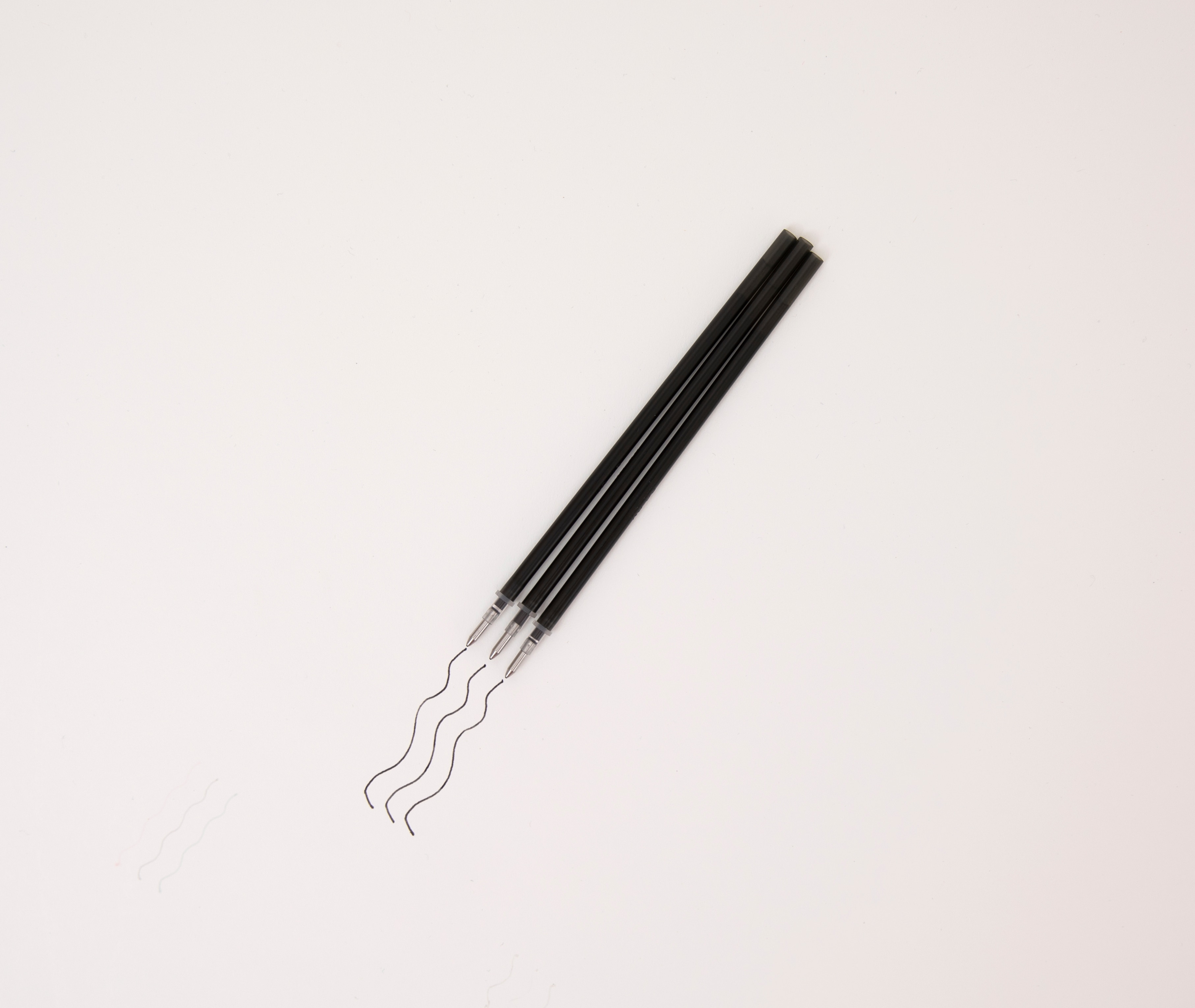 Conjunto Mr Wonderful com 3 recargas de tinta para canetas apagáveis BoBo  Preto 2