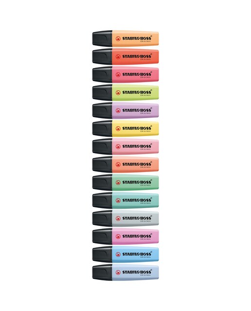 Estojo de 4 Marcadores Fluorescentes BOSS ORIGINAL - Multicolor Multicolor-6