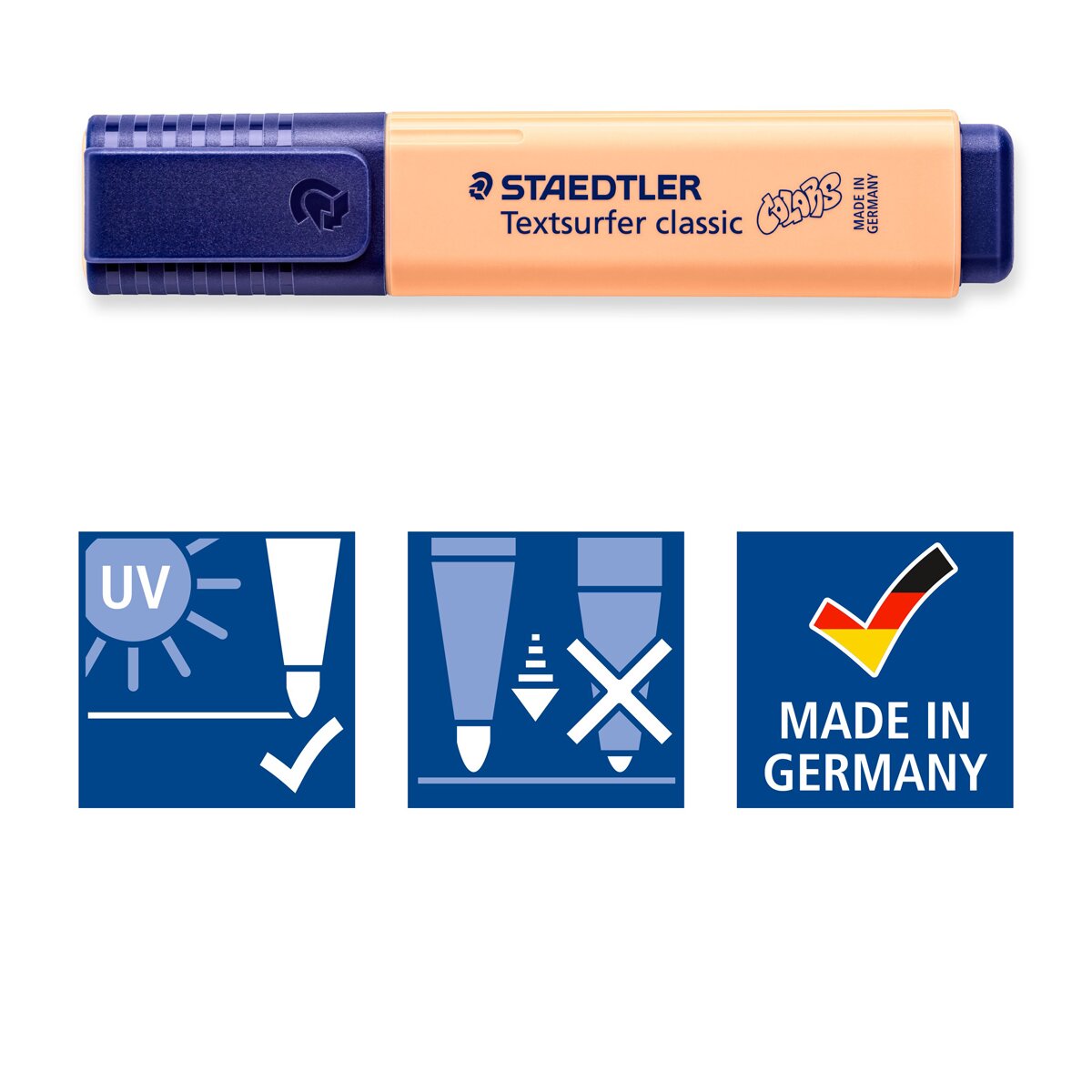 Marcador Fluorescente 10 Unidades Textsurfer Classic Pastel & Vintage Staedtler 6