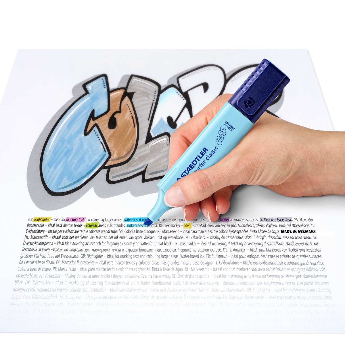 Marcador Fluorescente Textsurfer Classic Vintage 4 Unidades Staedtler 7