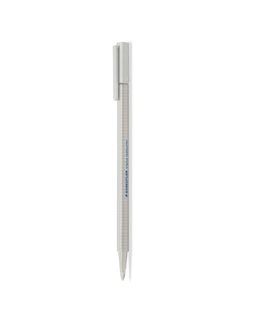 Marcador Fluorescente Staedtler Cinzento-claro Cinzento-1