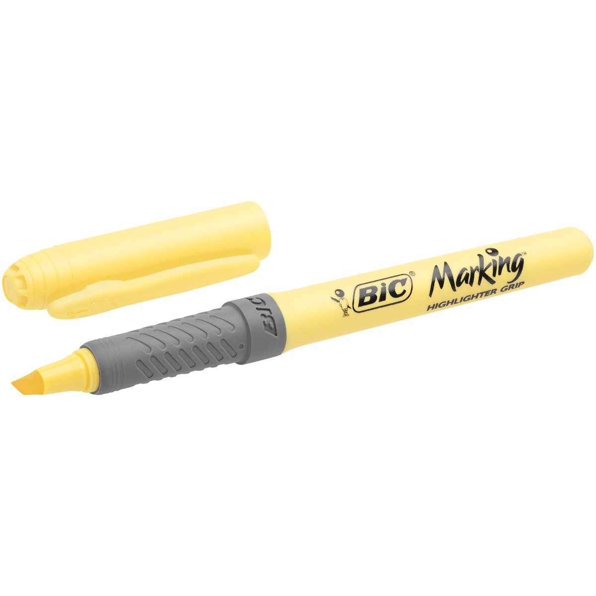 Pack de 4 marcadores fluorescentes Highlighter Grip pastel Multicolor-3