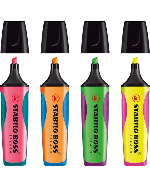 Marcador Fluorescente BOSS SPLASH Multicolor-2