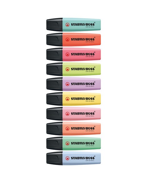 Estojo de 4 Canetas de Feltro BOSS ORIGINAL Pastel - Multicolor Multicolor-6