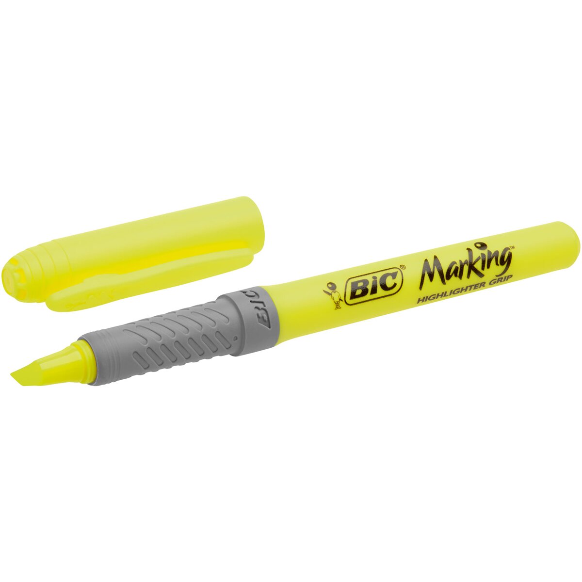 Pack de 12 Marcadores Fluorescentes Highlighter Grip BIC Multicolor-4