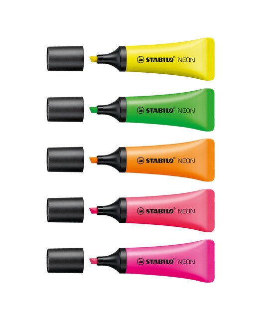 Marcador Fluorescente NEON - Verde Verde-4