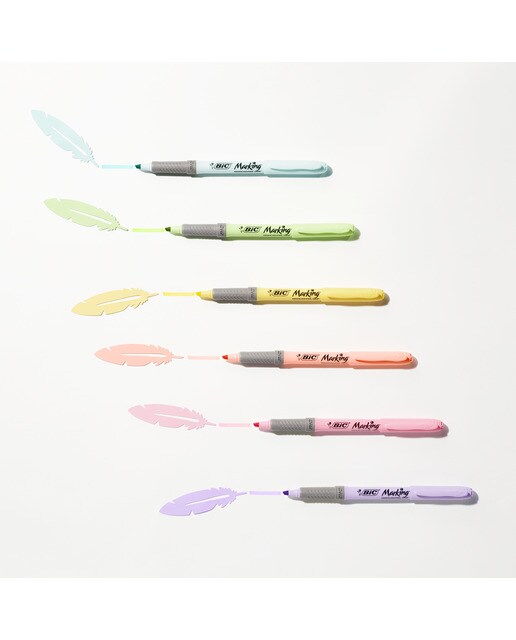 Pack de 6 Marcadores Highlighters Grip Multicolor-5