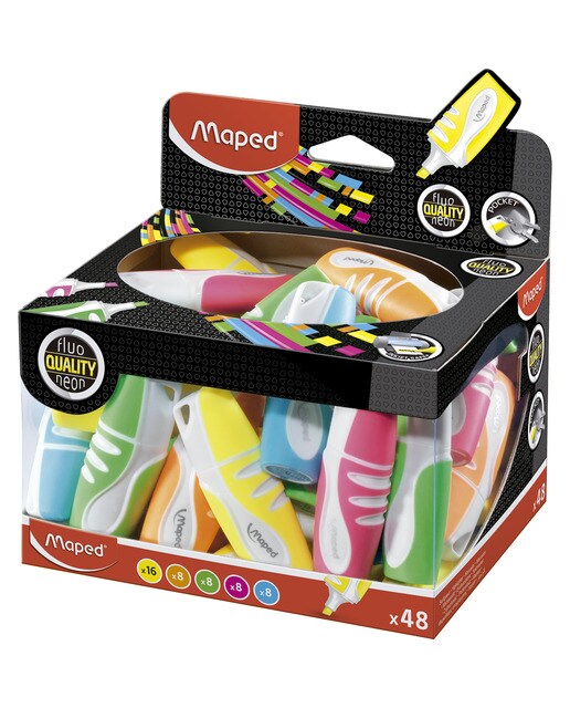 Subrayador Pocket Soft con surtido de colores MAPED Surtido-7