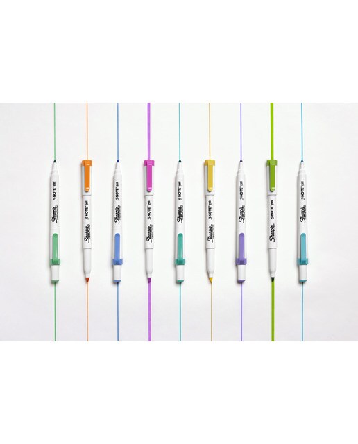 Pack de 8 Marcadores Fluorescentes Note Dúo Multicolor-8