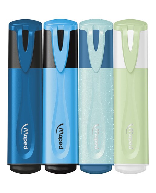 Marcadores tema surtido bolsa de cartón x4 MAPED Multicolor-4