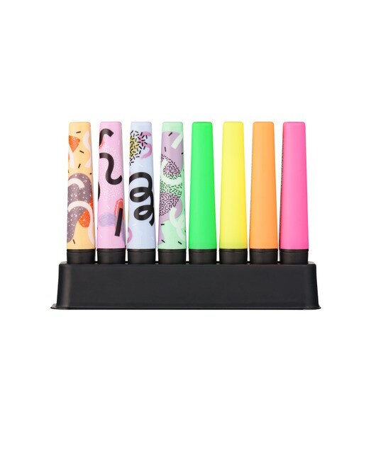 Set de Escritorio con 8 marcadores fluorescentes BOSS Ju Schnee STABILO Multicolor