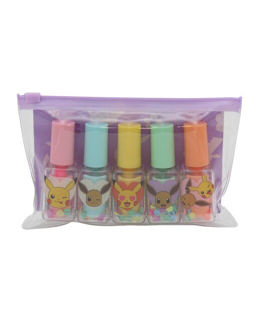 Set 5 marcadores texto fluor Pokémon Flowers CyP Brands bege malva multicolor Bege-3