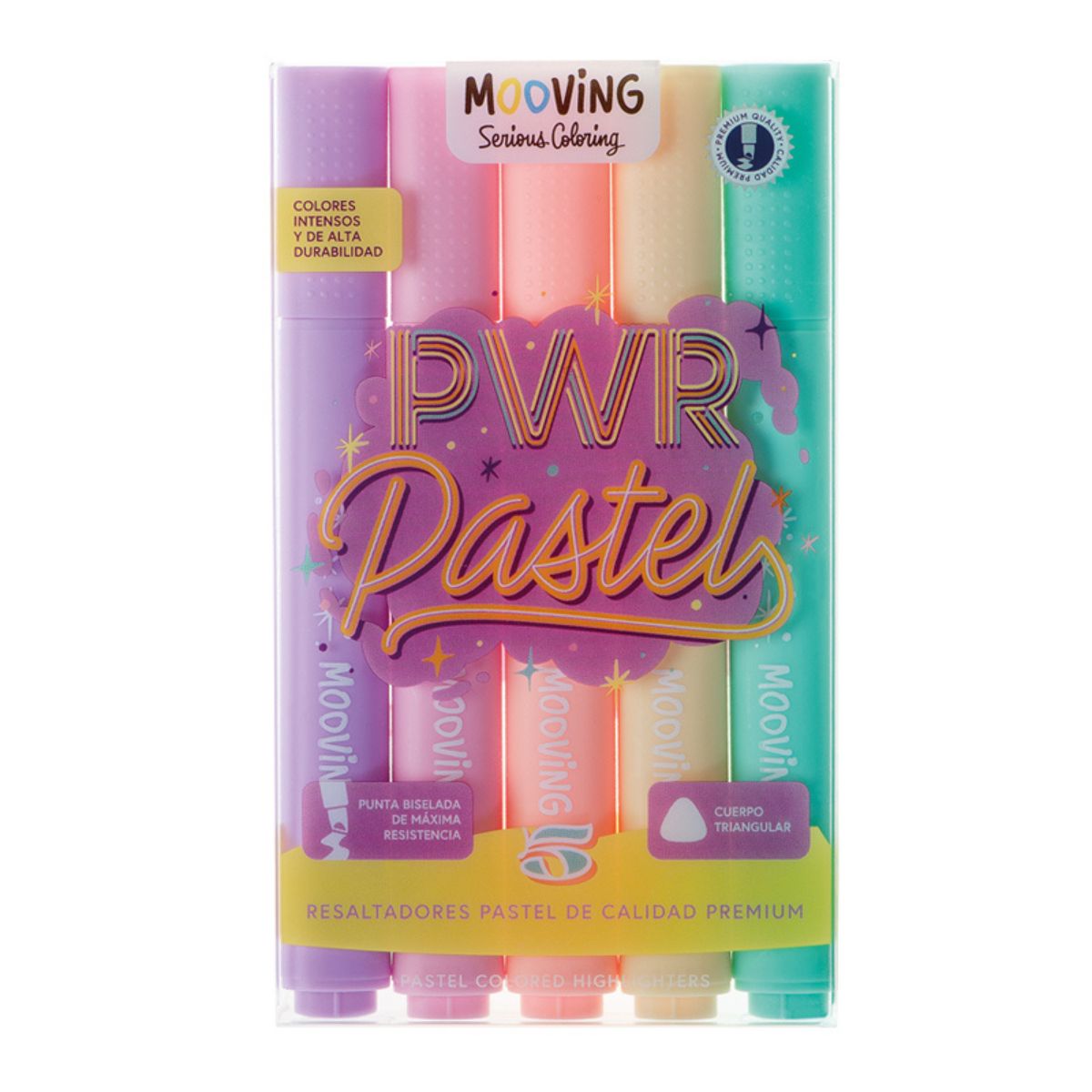 Imagen 0 de 5 resaltadores de colores pastel MOOVING