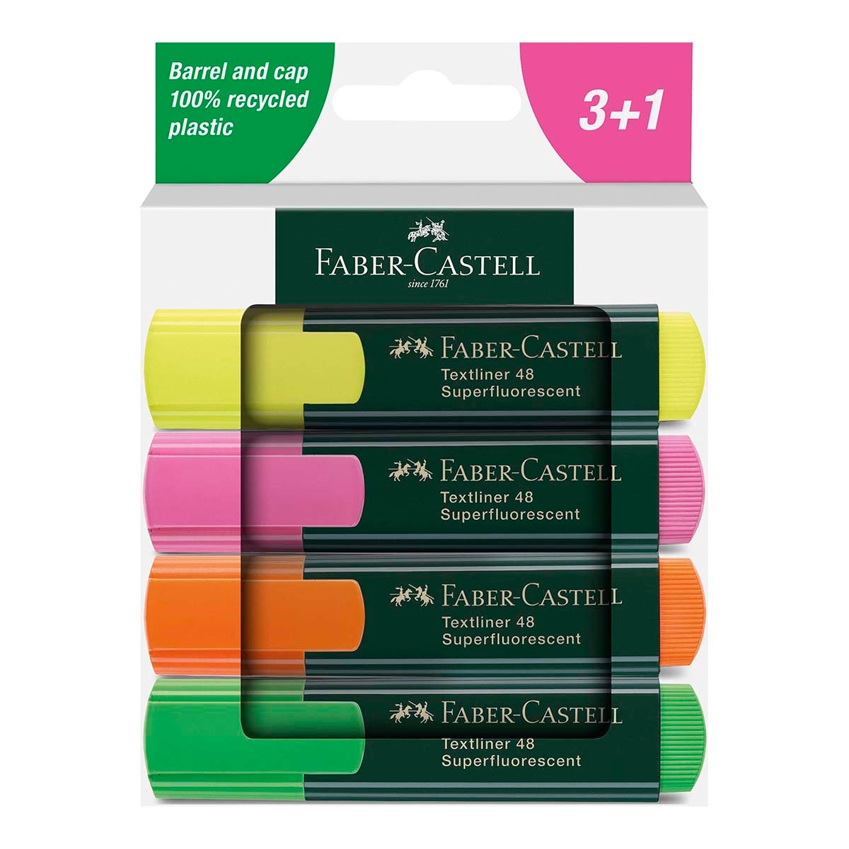 Imagem 0 de Pack De 4 Marcadores Textliner 48