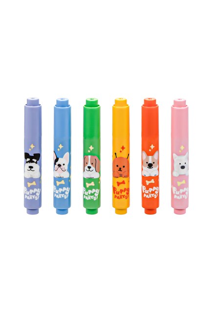 Imagen 0 de Subrayador Mini 6 colores M&G