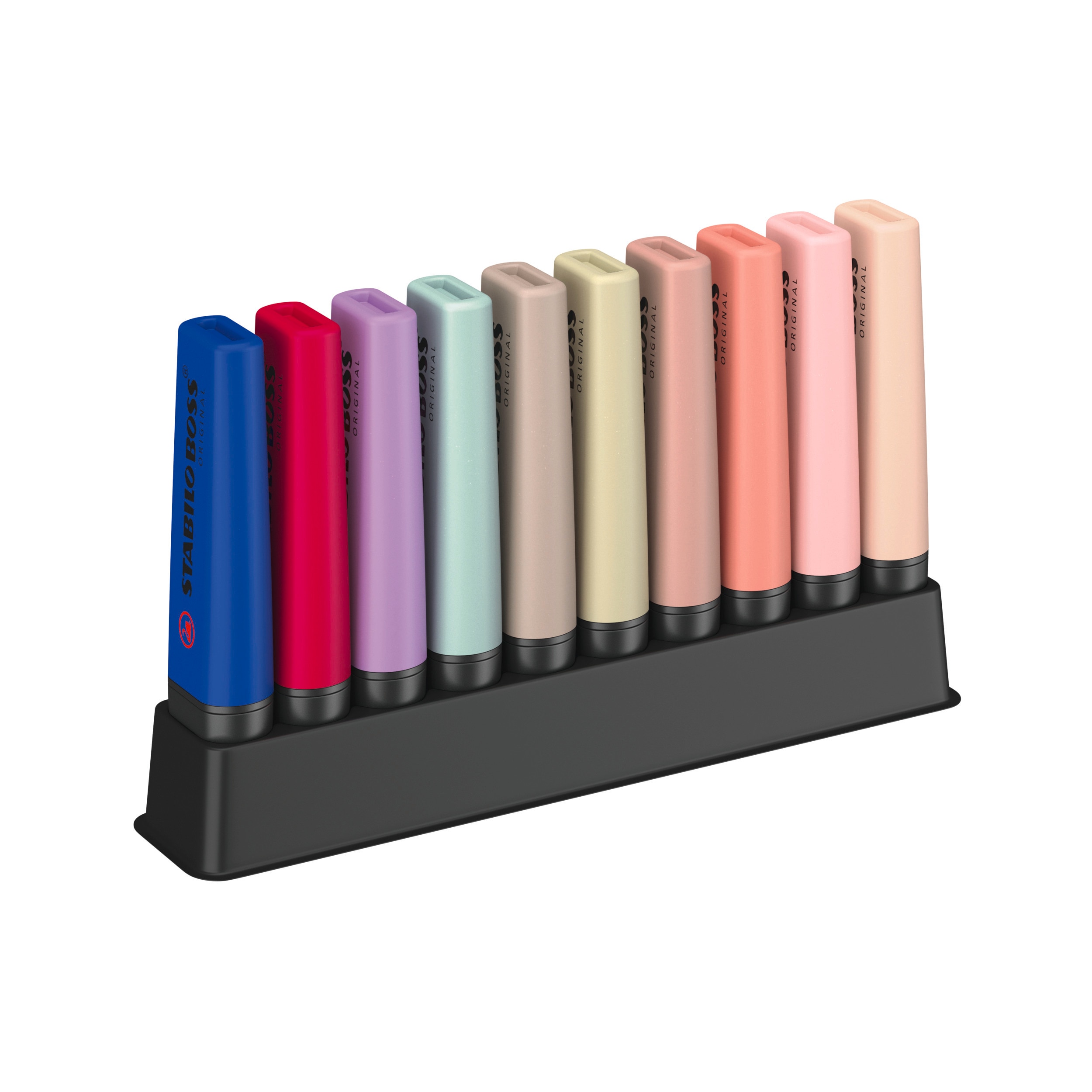 Set de escritorio con 10 marcadores BOSS ORIGINAL Edición Wildflowers STABILO Multicolor Multicolor-2