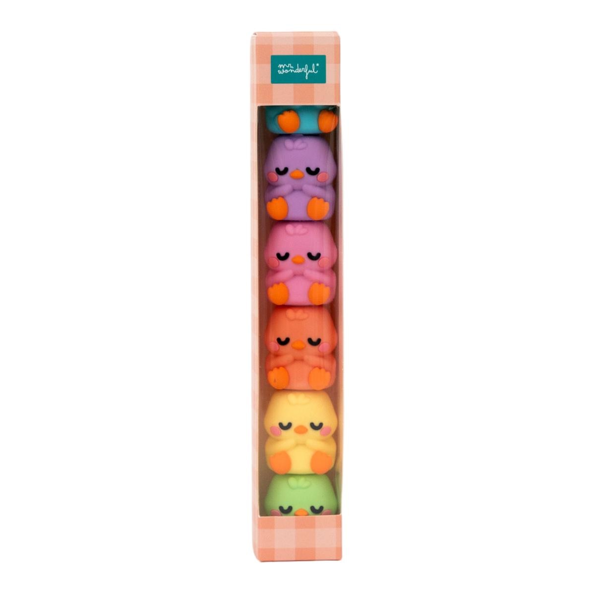 Set de 5 subrayadores apilables  Lazy BoBo Mr. Wondeful 1