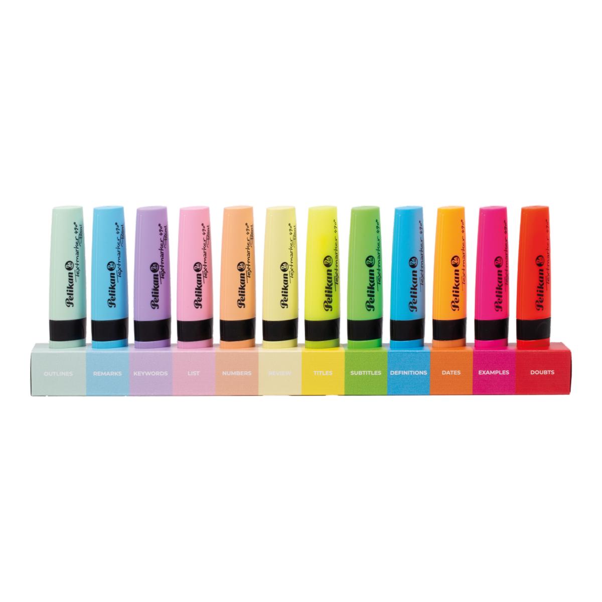 Set de 12 resaltadores color station Pelikan Multicolor-2