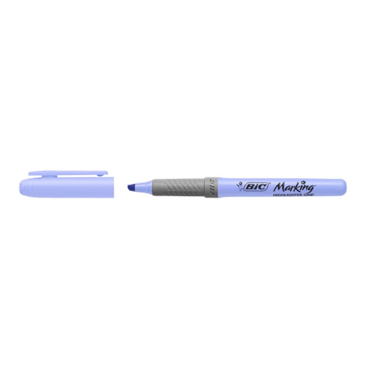Pack de 6 Marcadores Fluorescente Brightliner Grip Pastel BIC Multicolor-2