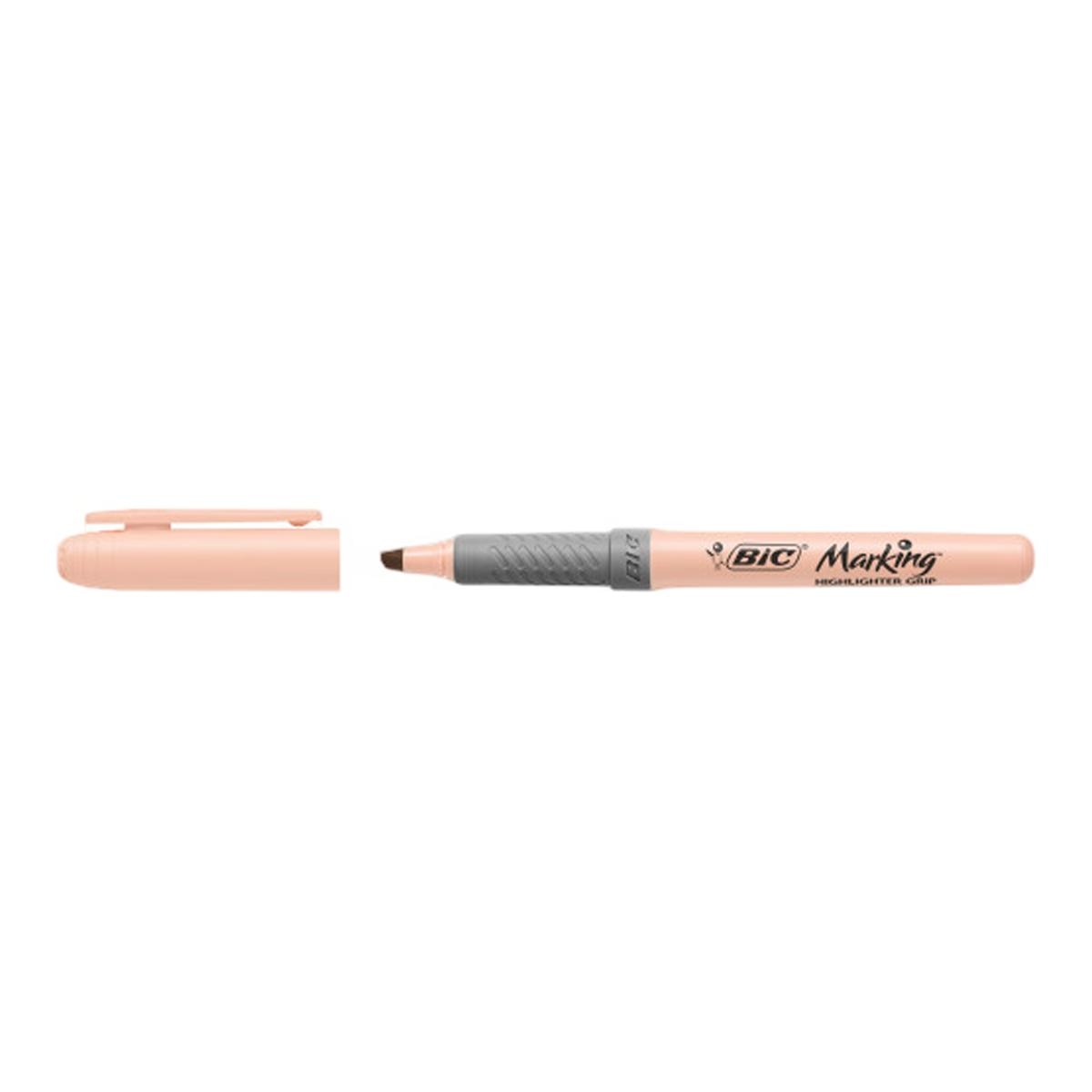Pack de 6 Marcadores Fluorescente Brightliner Grip Pastel BIC Multicolor-5