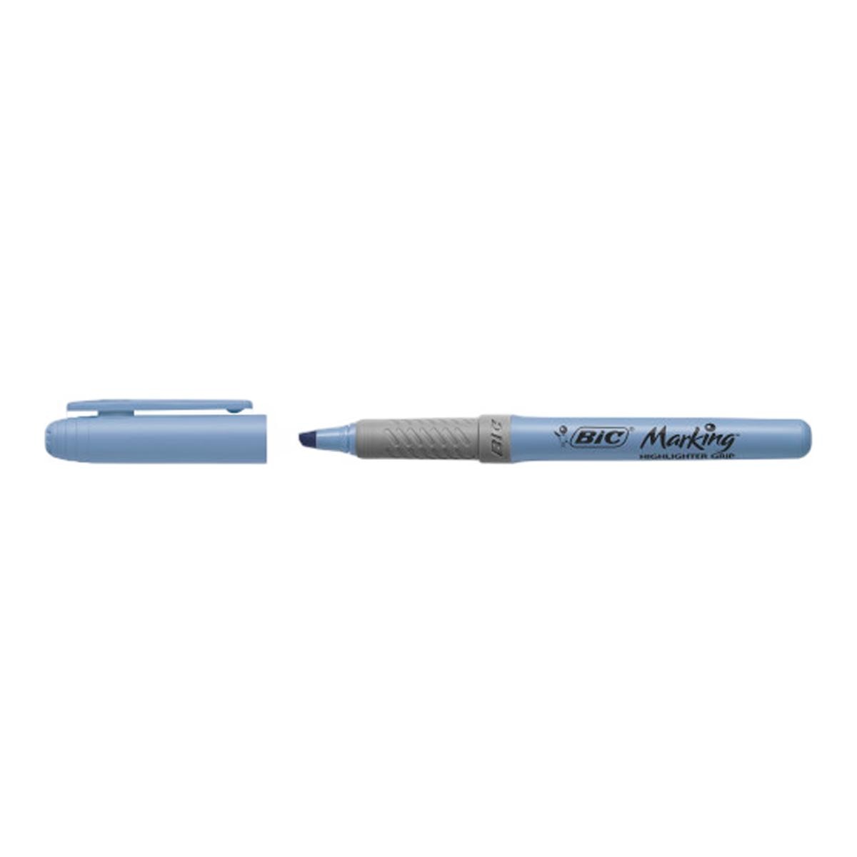 Pack de 6 Marcadores Fluorescente Brightliner Grip Pastel BIC Multicolor-6
