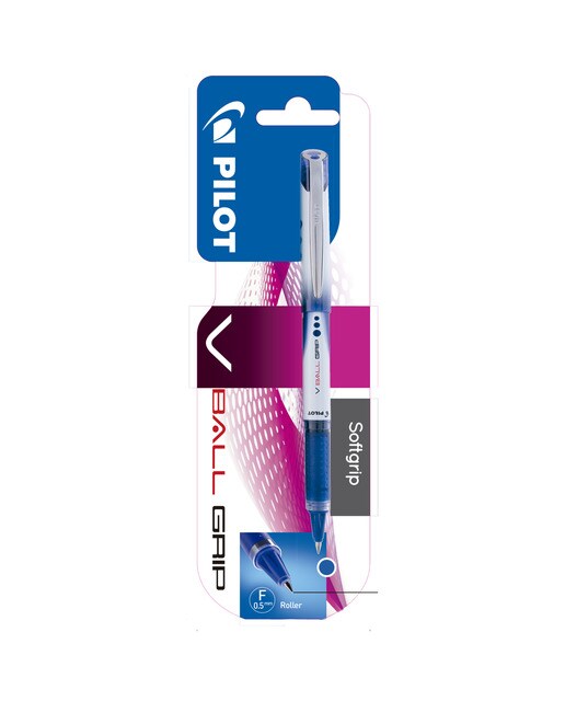 Blister V-Ball Grip 0.5 Roller tinta líquida New azul Pilot 1