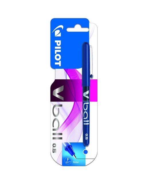 Imagem 0 de Blister Marcador V-Ball 0.5 mm Roller azul Pilot