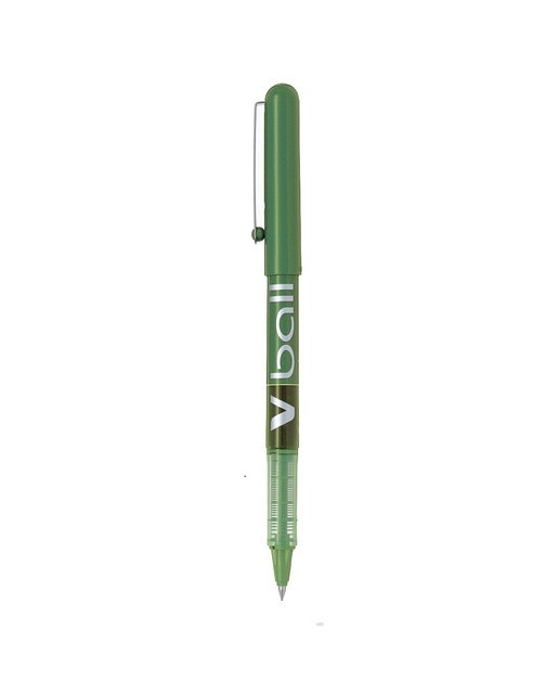 Caneta Rollerball Tinta Líquida V-Ball - Preto Verde-1