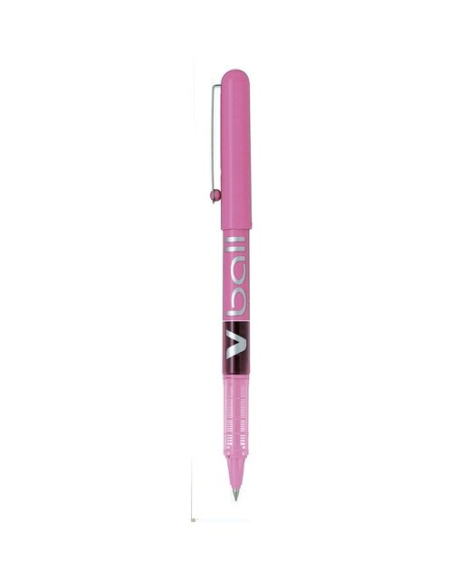 Caneta Rollerball Tinta Líquida V-Ball - Rosa Rosa-1