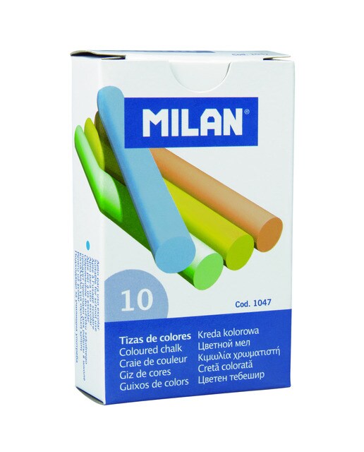 Blister de 2 Caixas de 10 Gizes de Cor MILAN 1