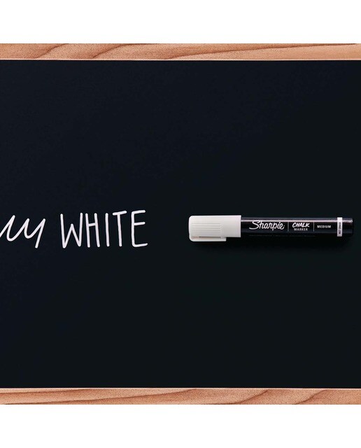 Embalagem de 2 Marcadores de Giz Líquido - Chalk Branco Branco-3