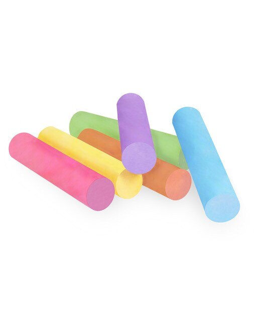 Caixa Giz 6 uni STREET CHALKS Jovi Multicolor Multicolor-4