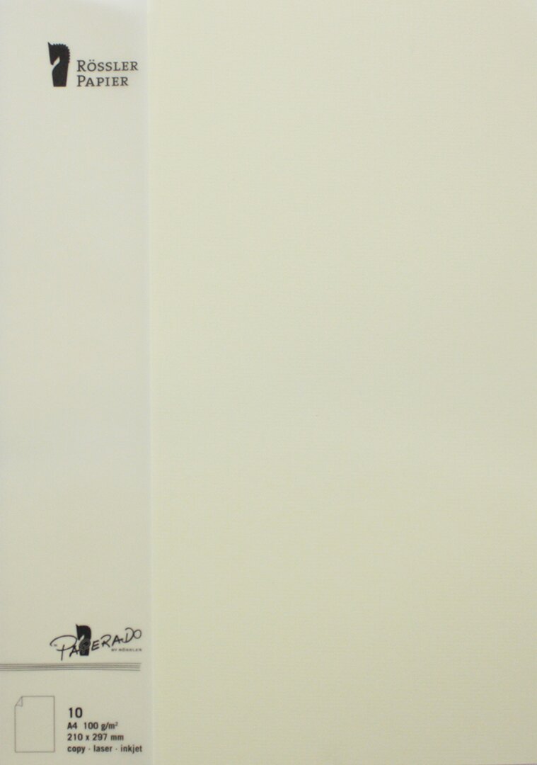 Imagem 0 de Folha A4 100 g/m² Rossler creme