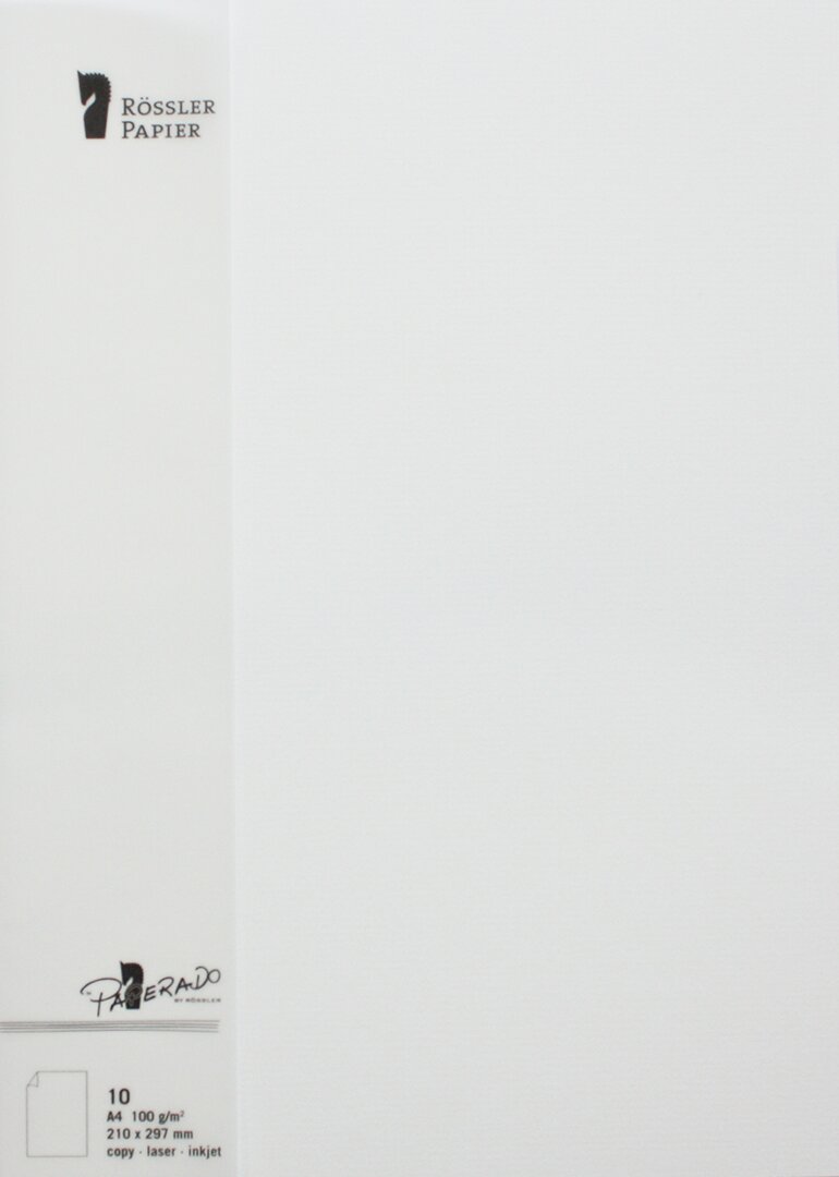 Imagem 0 de Folha A4 100 g/m² Rossler branco